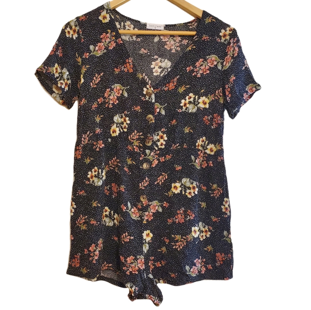 Soul Cake Floral Romper